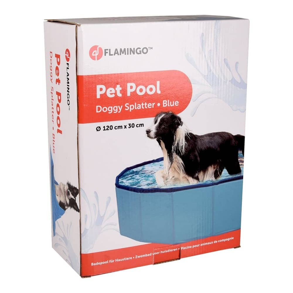 FLAMINGO SWIMMING POOL peldbaseins suņiem M 120x30 cm